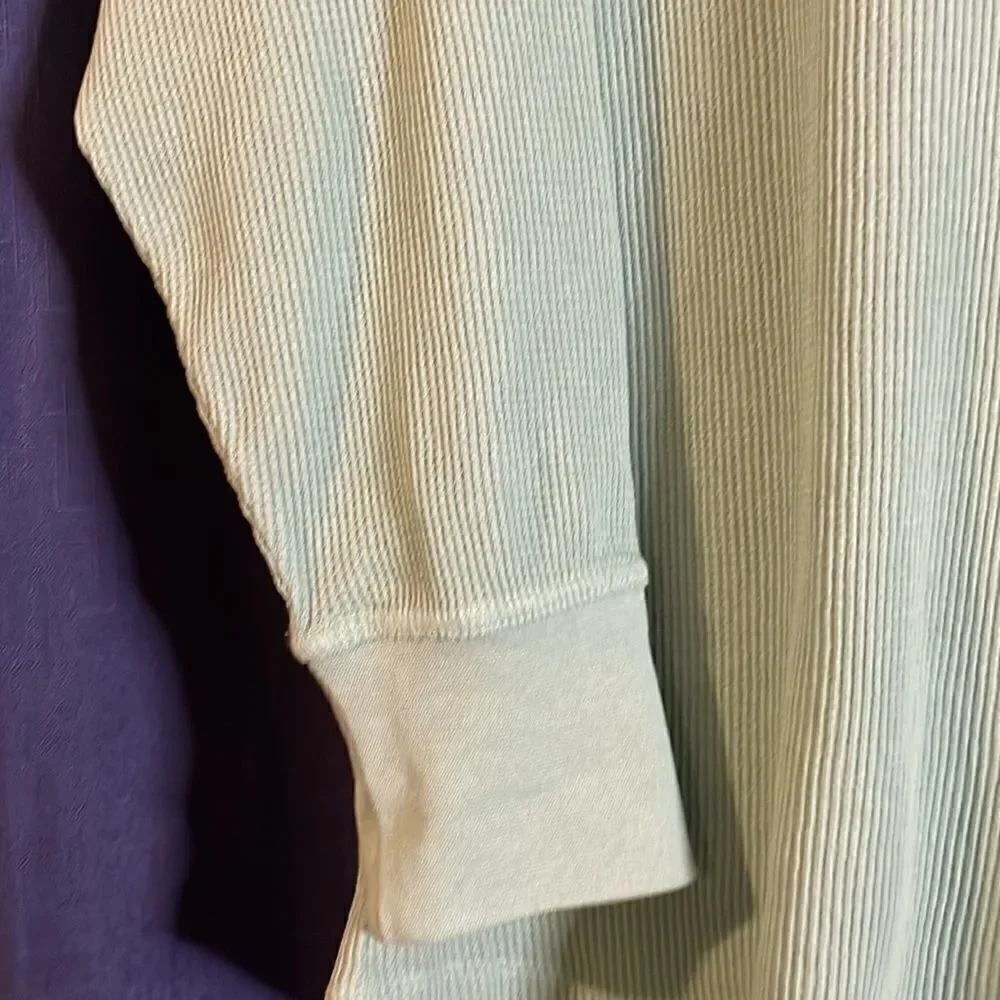 Tommy Hilfiger Plus Size Cotton Waffle-Knit Turtleneck Top - Picture 4 of 5